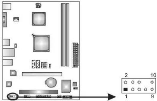Floor plan diagram with room labels and numbered indicators, showing layout and layout relationships