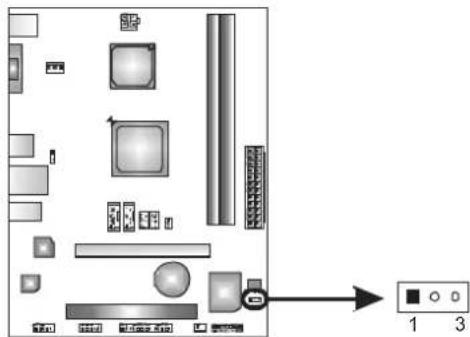 Diagram of a room layout with labeled furniture and a directional arrow pointing to numbered components.