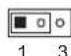 BIOSTAR Viotech 3200+ - JCMOS1: Clear CMOS Header - 2