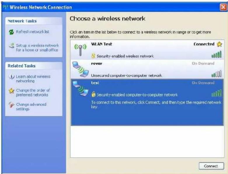 Wireless Network Connection Choose a wireless network Click an item in the list below to connect to a wireless network in range or to get more information. Network Tasks Refresh network list Set up a wireless network for a home or small office Related Tasks Learn about wireless networking Change the…