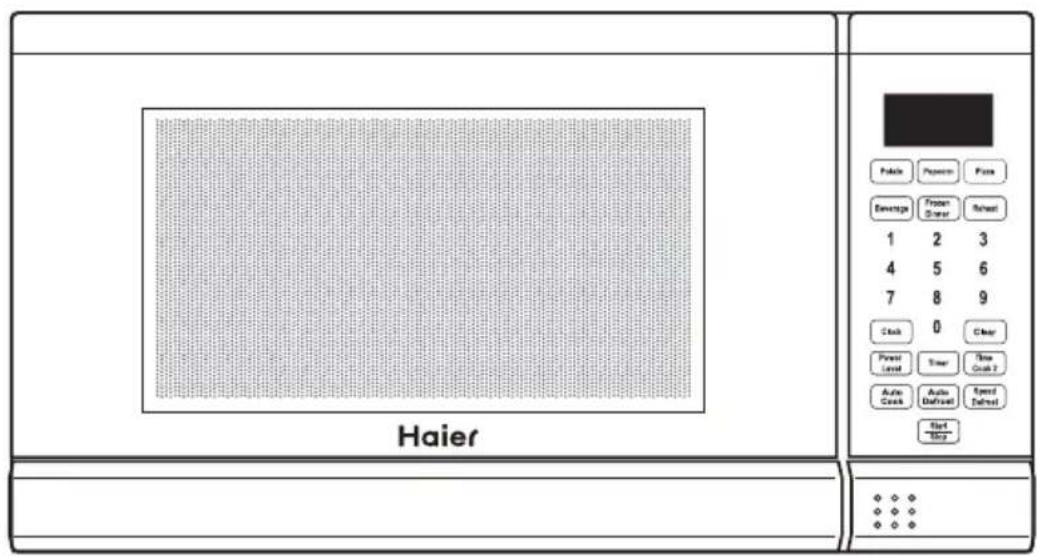 Haier Pulsive Power Fuse Dewertage Frozen Clear Reset 1 2 3 4 5 6 7 8 9 Clock 0 Clear Press Level Timer Time Check 2 Auto Check Auto Definit Speed Definit Start Stop