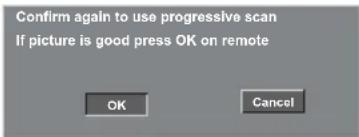 PHILIPS HTS3500S - Avant d'activer la fonction de balayage progressif, vous devez : - 3