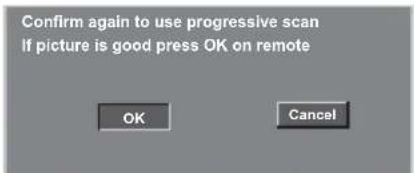 PHILIPS HTS8010S - Avant d'activer la fonction de balayage progressif, vous devez : - 4