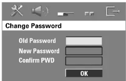 PHILIPS HTS8010S - Modification du mot de passe - 2