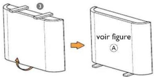 Illustration of a device with ports and an orange arrow indicating a process or transformation (no text or symbols present)