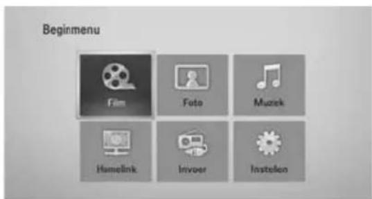 Beginmenu Film Foto Muzek Humelink Invoor Insteleo