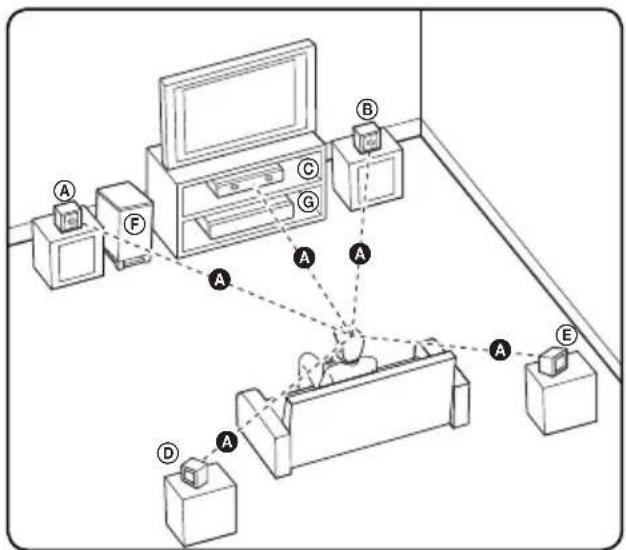 PIONEER BCS-707 - Ubicación del sistema - 1
