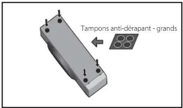Tampons anti-dérapant - grands