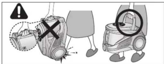 SAMSUNG SC9540 - ZUSAMMENBAU DES STAUBSAUGERS - 2