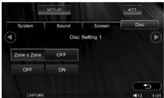 SONY XAV-W1 - Berühren Sie „Zone × Zone“. - 1
