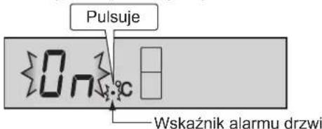 Pulsuje On Wskaźnik alarmu drzwi