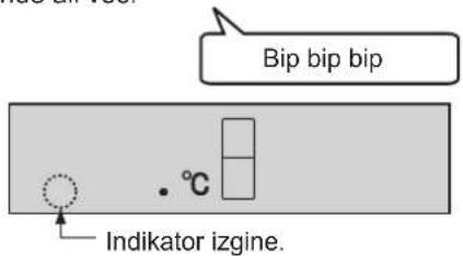 Bip bip bip .°C Indikator izgine.