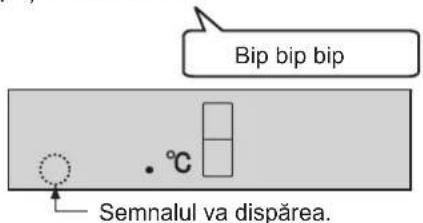 Bip bip bip . °C Semnalul va dispărea.