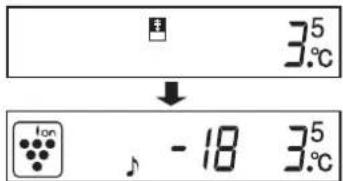 3.5, 3.5°C, -18 3.5°C