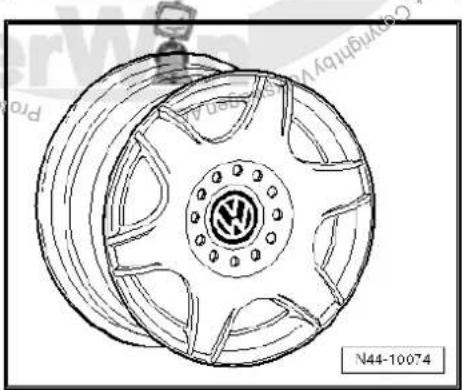 VOLKSWAGEN Polo (1995) - 6^1/_2 J x 16 - 8