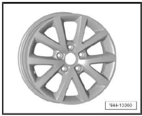 VOLKSWAGEN Polo (1995) - 6^1 / 2 ~J × 16 - 8