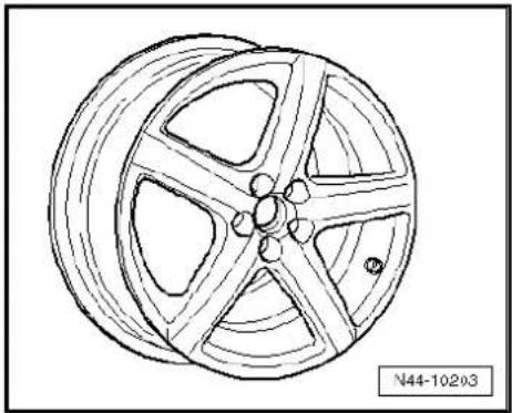 VOLKSWAGEN Polo (1995) - 7^1/_2 J x 17 - 4