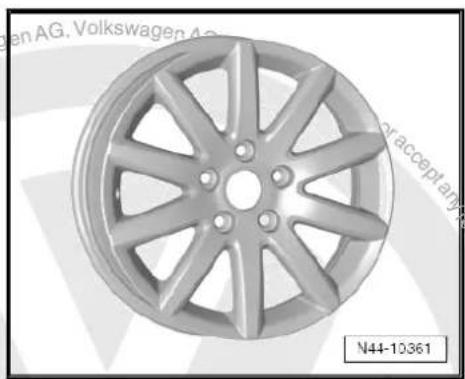 VOLKSWAGEN Polo (1995) - 6½ J x 16 - 11