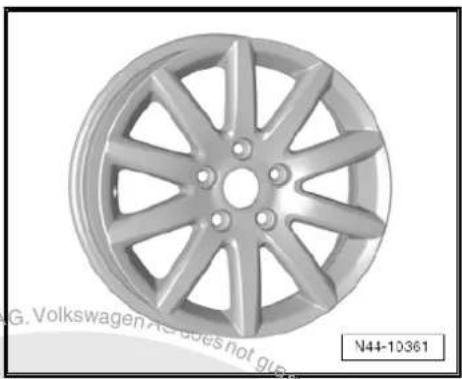VOLKSWAGEN Polo (1995) - 6^1/2 ~J × 16 - 10