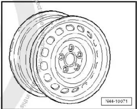 VOLKSWAGEN Polo (1995) - 6^1/2 ~J × 16 - 3