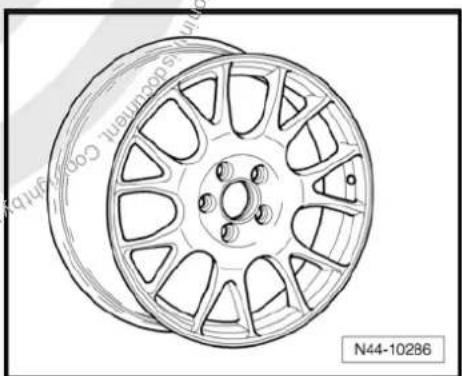 VOLKSWAGEN Polo (1995) - 7^1/_2 J x 17 - 10