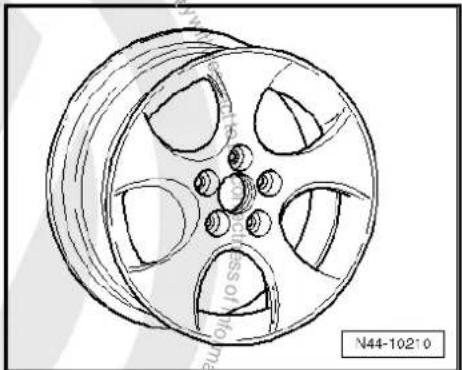 VOLKSWAGEN Polo (1995) - 7^1/_2 J x 17 - 9