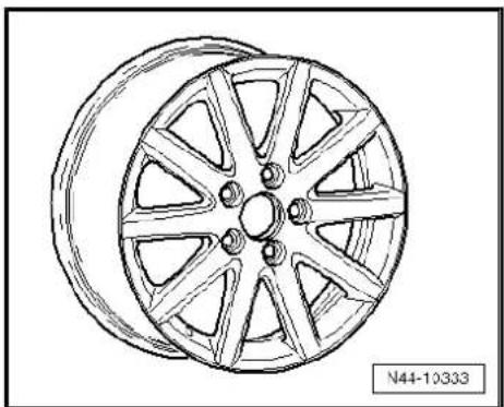 VOLKSWAGEN Polo (1995) - 6^1/2 ~J × 16 - 5