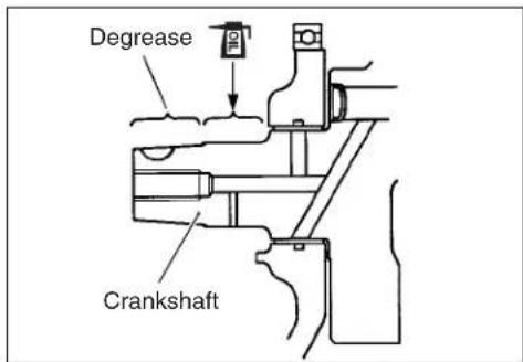 Degrease Crankshaft