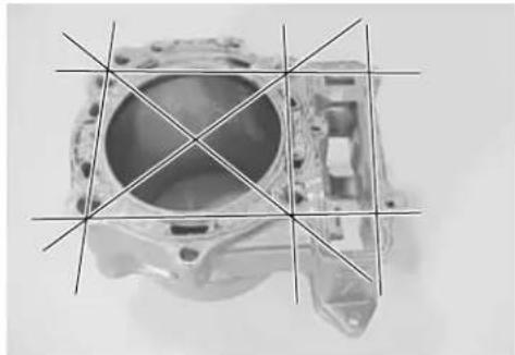 KAWASAKI KLV1000 (2004) - CYLINDER/PISTON INSPECTION CYLINDER DISTORTION - 3