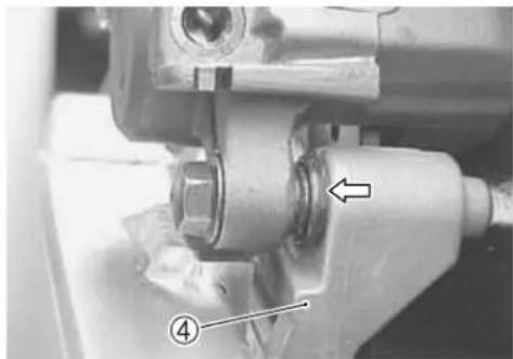 KAWASAKI KLV1000 (2004) - Brake hose union bolt: 23 N·m (2.3 kgf·m, 16.5 lb·ft) CAUTION - 1