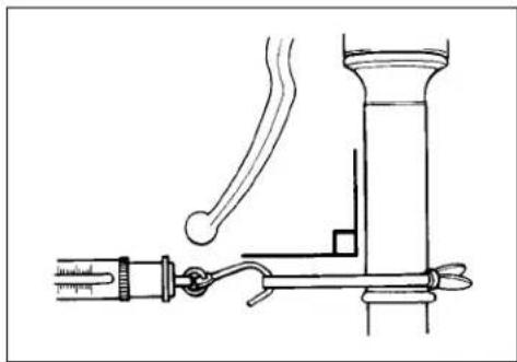 KAWASAKI KLV1000 (2004) - STEERING TENSION ADJUSTMENT - 1
