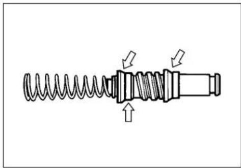 KAWASAKI KLV1000 (2004) - CLUTCH MASTER CYLINDER INSPECTION - 1