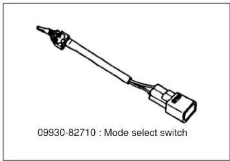 09930-82710 : Mode select switch