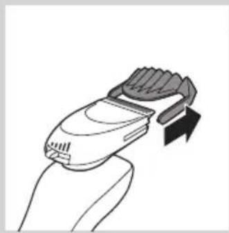 PHILIPS SensoTouch 2D RQ1150 - Uso del accesorio perfilador de barba sin el peine-guía - 1