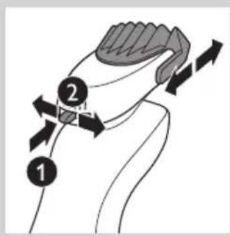 PHILIPS SensoTouch 2D RQ1150 - Het Beard Styler-hulpstuk met de kam gebruiken - 1