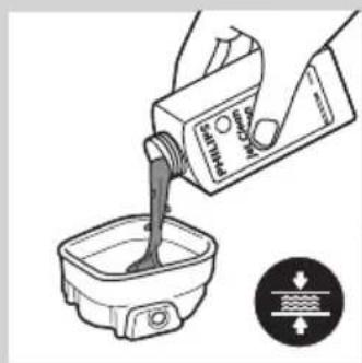 PHILIPS SensoTouch 2D RQ1150 - Προετοιμασία του συστήματος Jet Clean για χρήση - 1