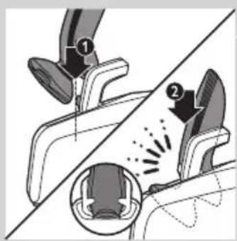 Diagram showing two mechanical components with arrows indicating motion, no text or symbols present