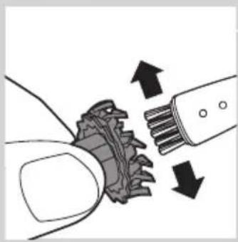 Diagram showing a hand holding a car tire with arrows indicating motion or force (no text or symbols)
