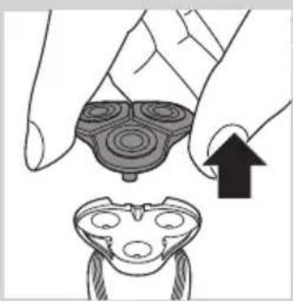 Illustration of a hand holding a circular object with concentric rings, next to a separate abstract shape with three circles (no text or symbols)