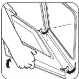 ZANUSSI ZCM6601W - Reinigung der Backofen-Tür - 5