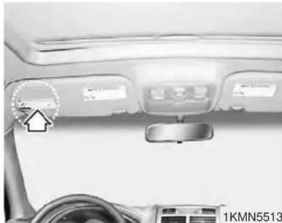 KIA Sportage (2009) - - En cas de capotage, un occupant du véhicule ne portant pas sa ceinture de sécurité risque beaucoup plus la mort que celui qui la porte. S'assurer que chaque occupant du véhicule a bouclé sa ceinture. - 1