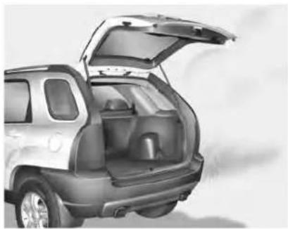 KIA Sportage (2009) - Ouverture du hayon - 1