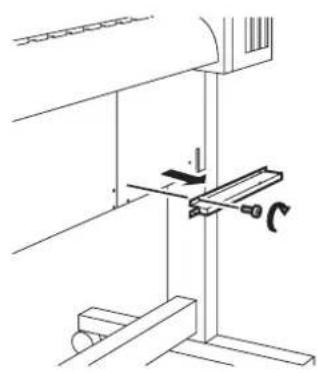 Mimaki JV3-160SP - Remove the four screws, and then remove roll assy. - 3