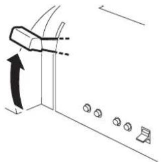 Mimaki JV3-160SP - Loosen the screw of the right-hand roll holder. - 7