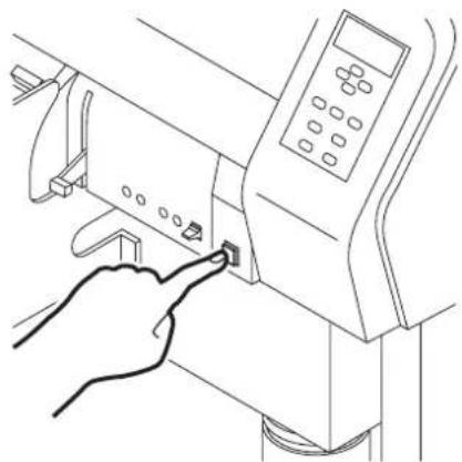 Mimaki JV3-160SP - Turn on the power to the computer which is connected to the device. - 1