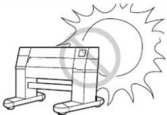 Mimaki JV3-160SP - Precautions in installation - 2