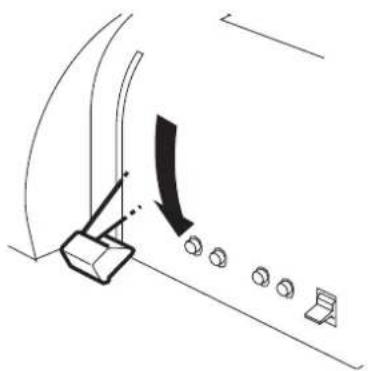 Mimaki JV3-160SP - Loosen the screw of the right-hand roll holder. - 12