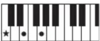 YAMAHA PSR-E233 - Accords - 1
