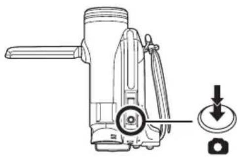 PANASONIC VDR-D210 - Press the Photoshot button [ ] halfway in order to adjust focusing. (For auto focusing only) - 3