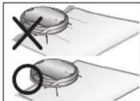 SAMSUNG VCR8980L3K - Para limpiar alfombras con grandes borlas, dóblelas por debajo de la alfombra. - 1